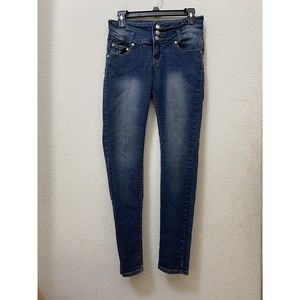 Women's Kaba - Dark Wash Skinny Jeans - 5 Pockets - Size 9